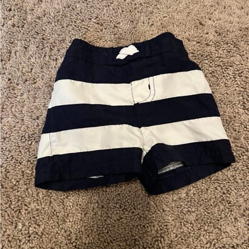 Target Kids Swim Trunks - Navy and White Stripes